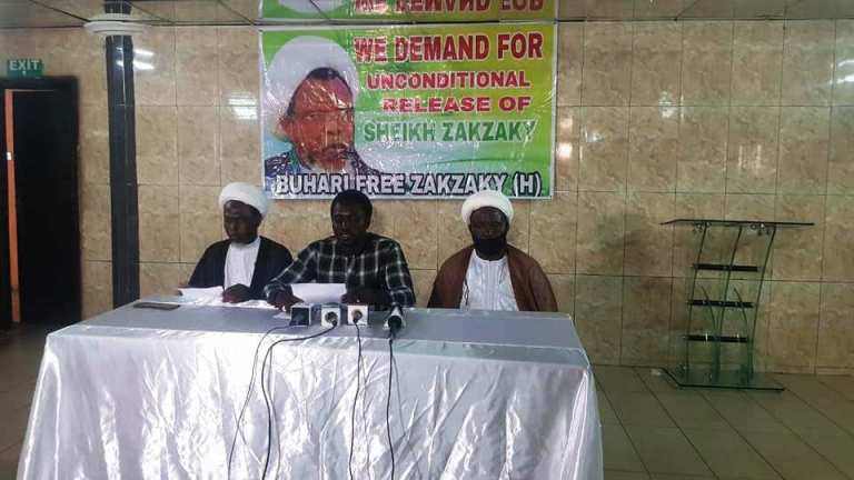 press conference in abuja on sheikh zakzaky's trial 